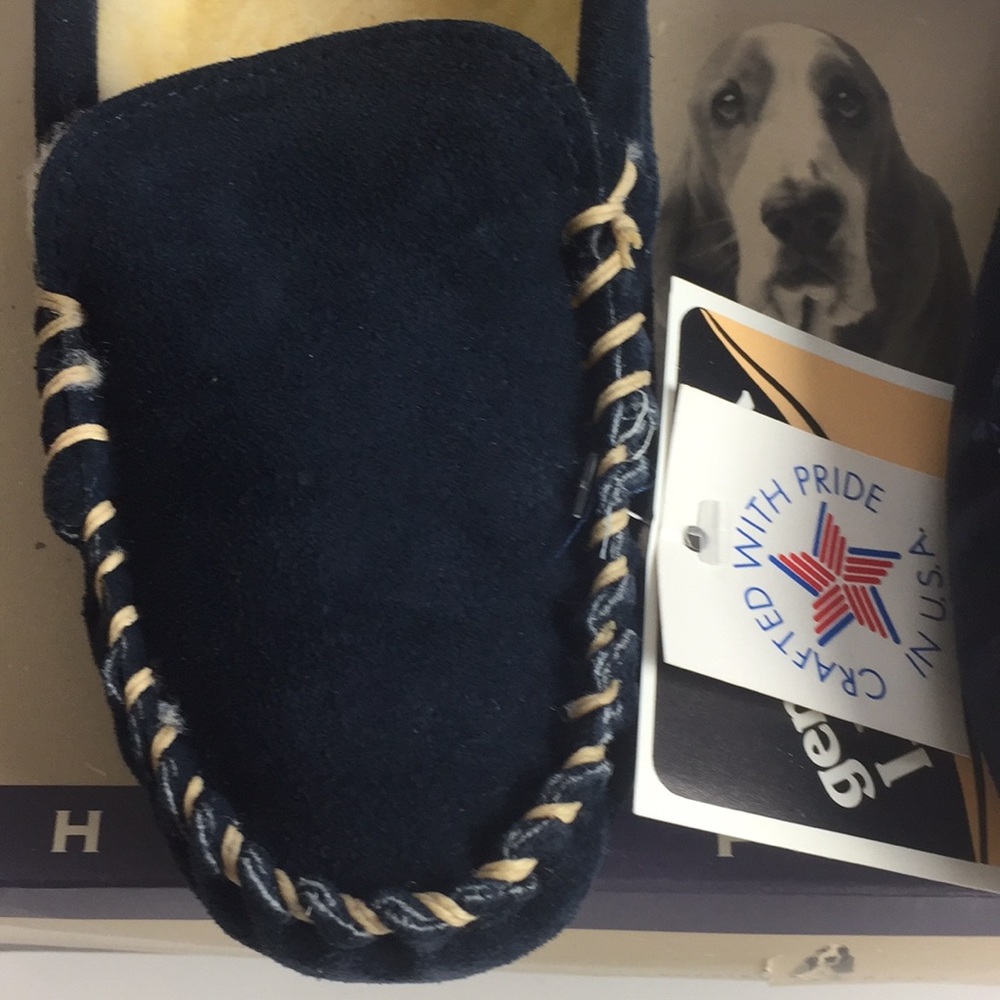 NIB HUSH PUPPIES SZ 7 M BLUE IN BOX VINTAGE COZY - Picture 6 of 8